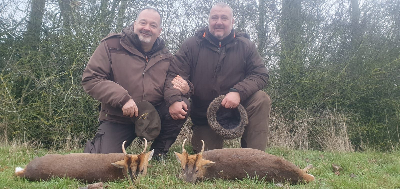 Guided muntjac hunt on the Huntingdon Estate, England