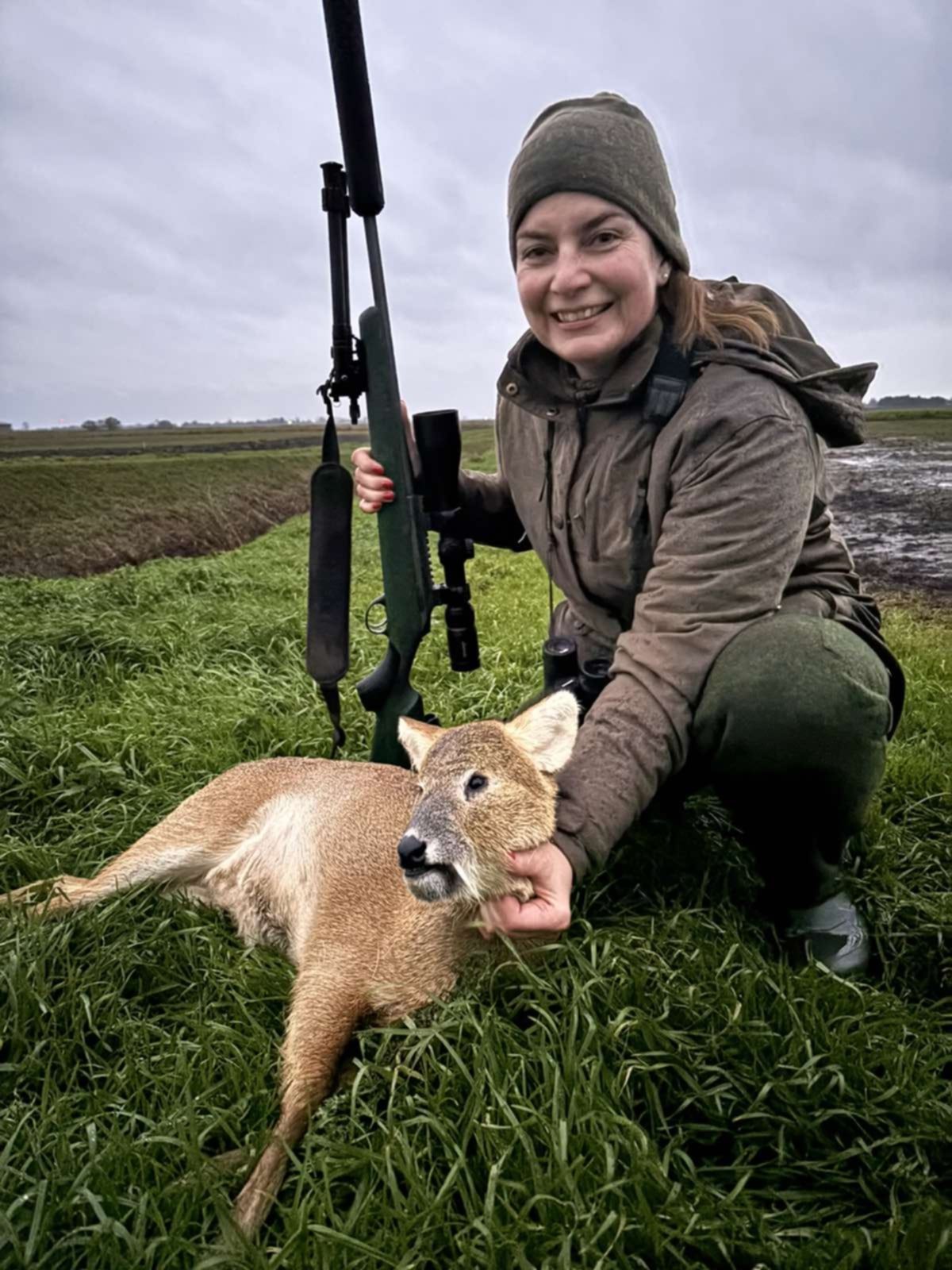 Chinese water deer taken on the Huntingdon Estate, England